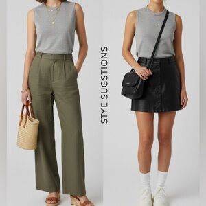 Christopher & Banks Knit Sleeveless Sweater Tank Size S Layer ME!